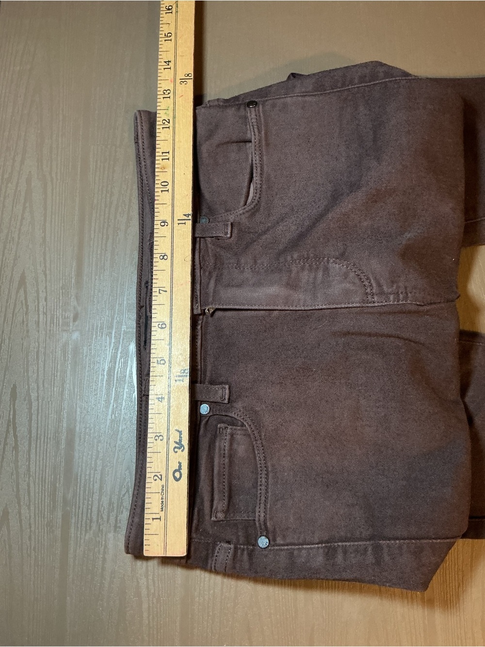 PAIGE Women's Brown Skinny Jeans - Picture 6 of 9